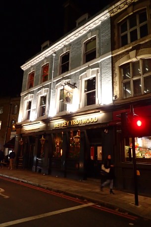 Named after a character in Charles Dicken's David Coperfield, 'the Betsey' is the only one of the eight pubs that sits outside the City of London, actually nestling in Clerkenwell