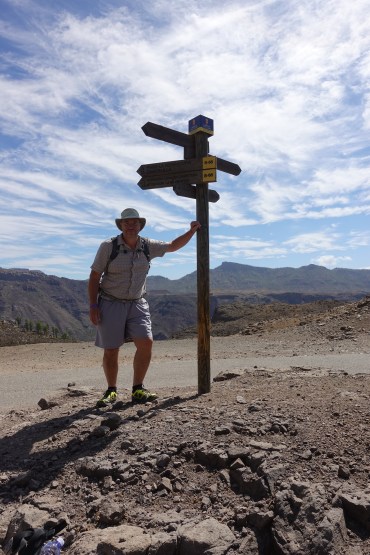 Three Points of the Compass hiking Cruce de la Data, Gran Canaria in October 2019