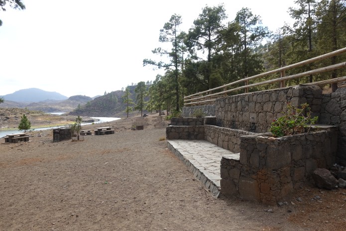 running water at state provided campsite