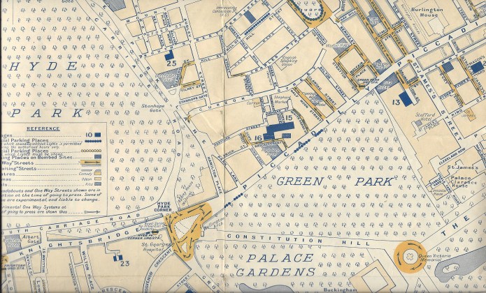 AA map, detail, circa 1954