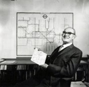 Harry Beck, the map responsible for the radical redesign of the London Tube map