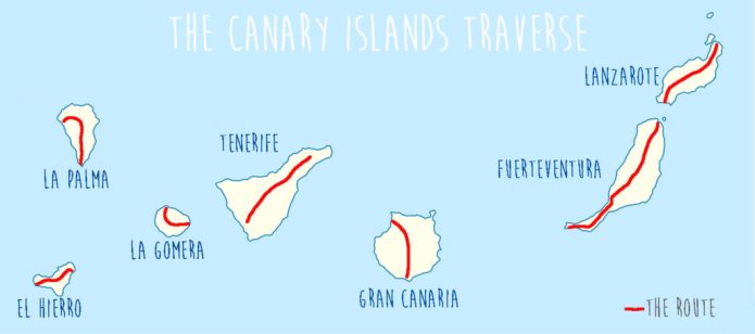 The GR 131 stretches 566 kilometres across the seven Canary Islands