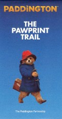 Small leaflet with map produced by the Paddington Partnership for the Paddington Pawprint Trail in 2018. Just the right size for a child's hands