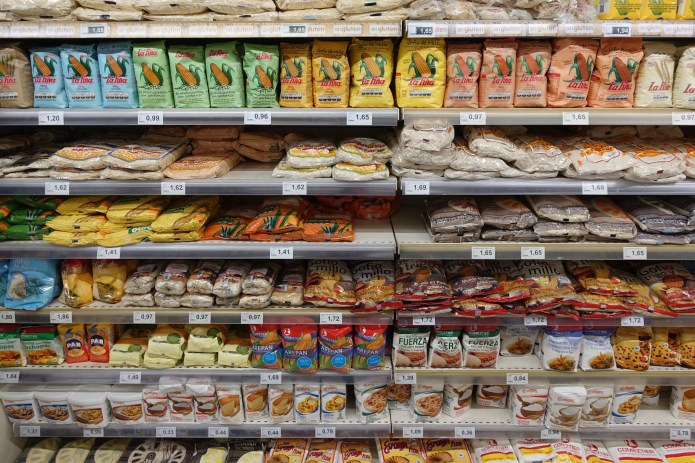 Most supermarkets on the larger Canary Islands will have shelves groaning beneath a wide range of Gofio. Tenerife, 2018