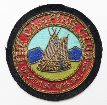 Cloth badge for the oldest Camping Club in the World