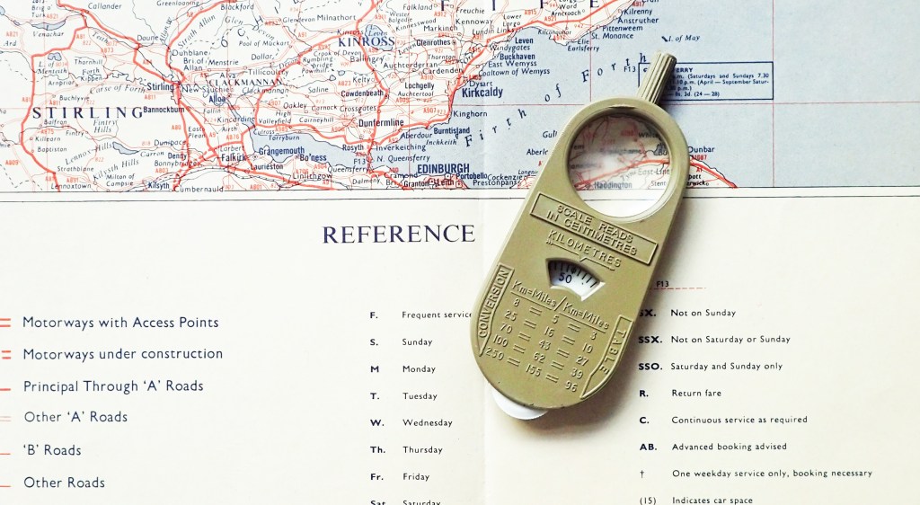 1964 Practical Motorist Map Measurer