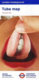 December 2018 'The Bower of Bliss' Tube Map introduced the ten minute walk dotted lines to the network diagram