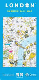 Large free map produced by TfL for Summer 2012