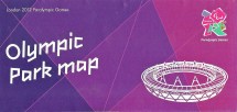 Olympic Park map. Specifically prepared in support of the Paralympic Games that took place 29 August to 9 September 2012