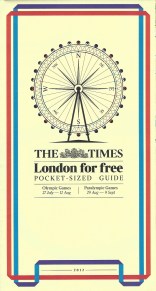 Careful to not use any official branding, for which a licencing fee would have ben required, The Times newspaper gave away a free 'London for free' map in 2012