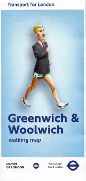 Greenwich & Woolwich map available during the 2012 Olympic and Paralympic Games. One of two larger area London maps available free of charge to the public