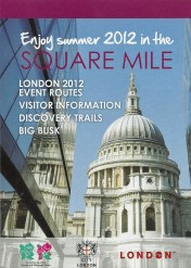 Free leaflet that included two maps containing helpful information for visitors to London. This was aimed more at those not attending sporting events and aided street level navigation and exploration of various associated events and tourist destinations. 2012