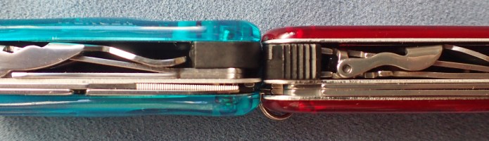 Wenger Nail Clip and Victorinox 580 nail clippers are built on the same frame and combine clippers with a basic set of tools