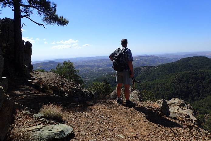 Three Points of the Compass hiking in Cyprus in 2016. Footwear was Injinji socks, Altra Lone Peak and Dirt Girl gaiters