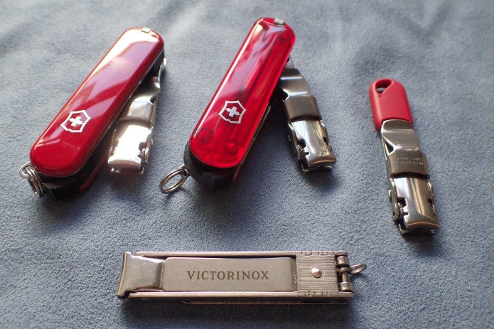 Victorinox offer a wider range than those shown here, but these are most suited for backpacking purposes