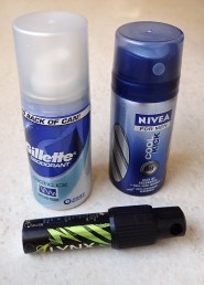 Travel sized spray deodorants don't last long and still need to be packed out once empty