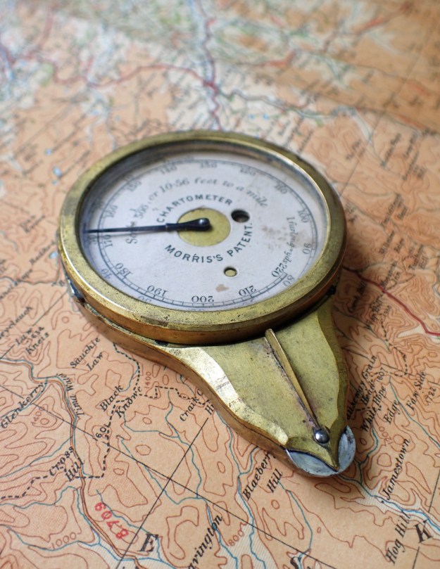 Point Totaliser Map Measurer of the month- Morris's Patent Chartometer, with Totaliser