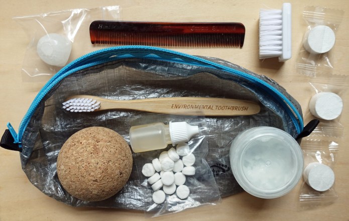 Contents of my wash kit