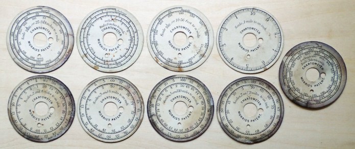 Scale cards for Morris's Patent Chartometer