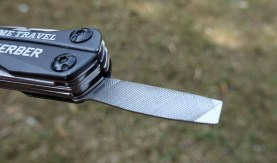 Cross-cut file surface on Dime Travel