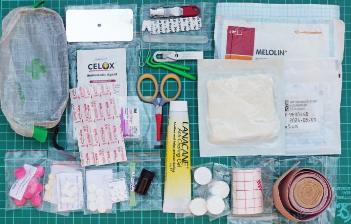 Contents of First Aid Kit