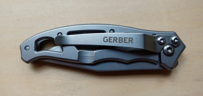 Pocket clip on Gerber Paraframe Mini is the only true feature other than the blade