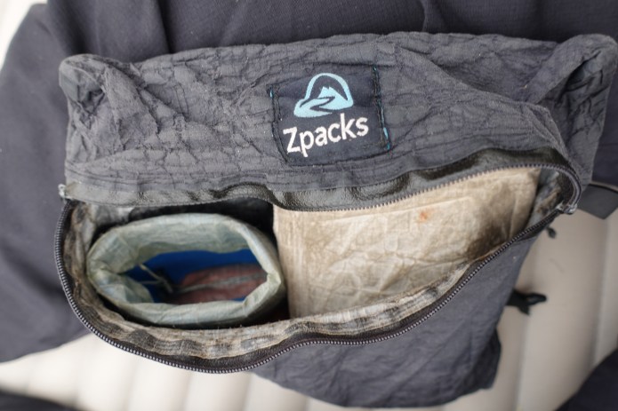 Cuben chest pouch is strong and lightweight but will eventually leak following prolonged use