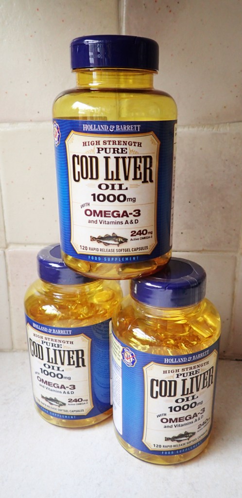 Cod Liver Oil capsules- a year's supply