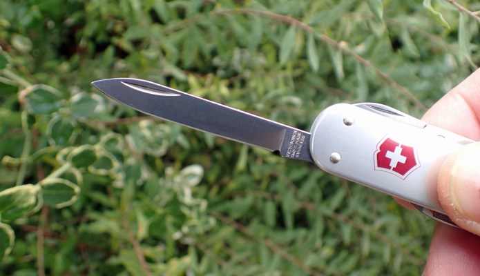 The blade on the Money Clip, though modest in length, is far more practical than those found on the smallest Victorinox knives