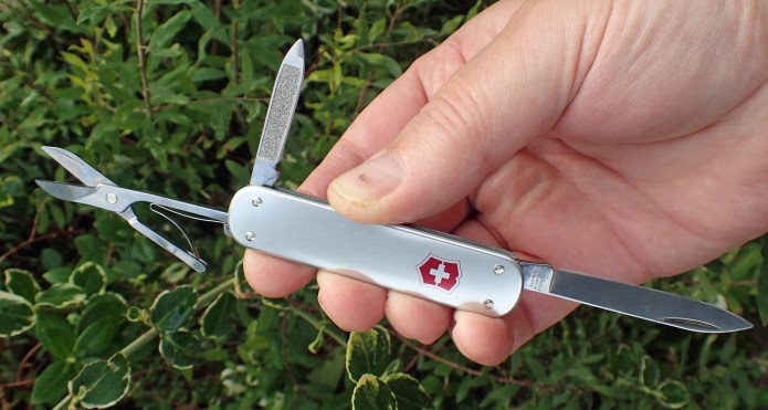 All tools unfolded on the Victorinox Money Clip