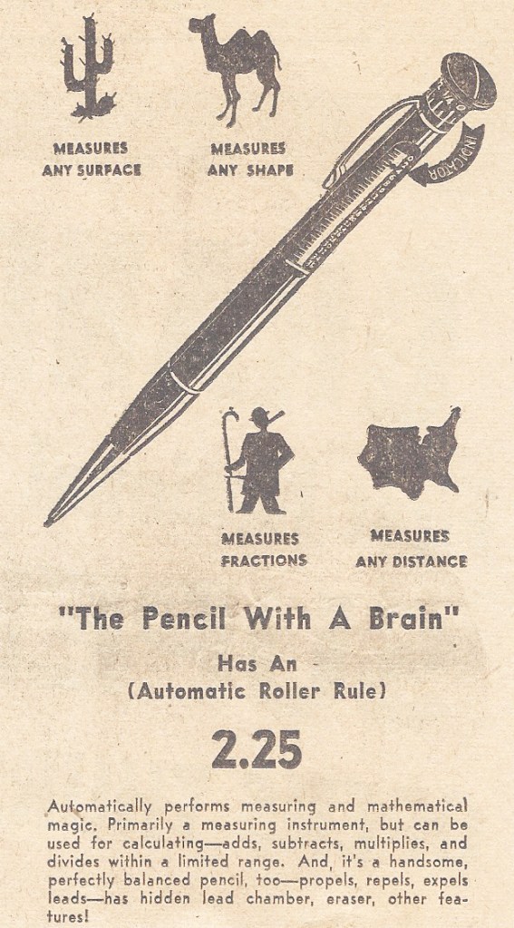 Contemporary newspaper advertisement