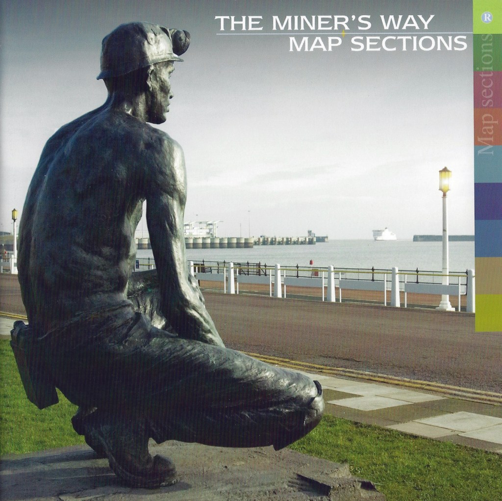 Many of the traditional industries of Kent have passed. In 2001 Dover District Council launched the Coalfields Heritage Initiative to record and preserve East Kent's mining heritage through a digital archive, of photographs, documents, stories, oral history and video. Some of these were dran together in the guidebook to a newly created Miner's Way, a 28 mile trail exploring East Kent and former colliery sites. Published by Dover District Council in 2007 and incorporating Ordnance Survey mapping the guide book and pull out map section drew on the County Council design from twenty years previous but has been vastly improved through simplification od maps and added historical content to the guide book