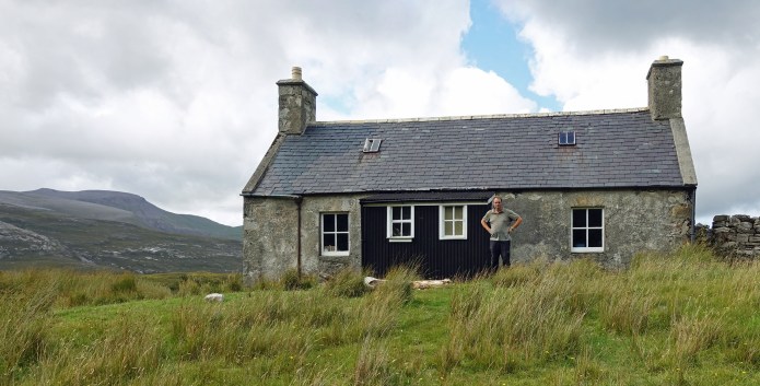 Three Points of the Compass as Strabeg bothy. Srath Beag, 1.5 miles from Loch Eriboll, North West Sutherland