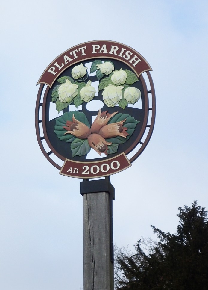 Platt village sign