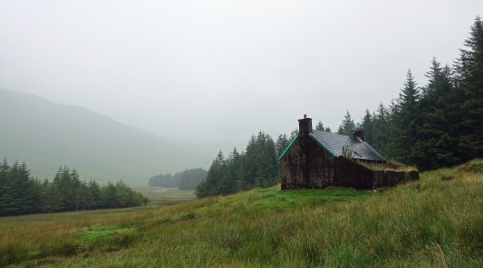 A'Chuil bothy is a popular halt for those on the Cape Wrath Trail