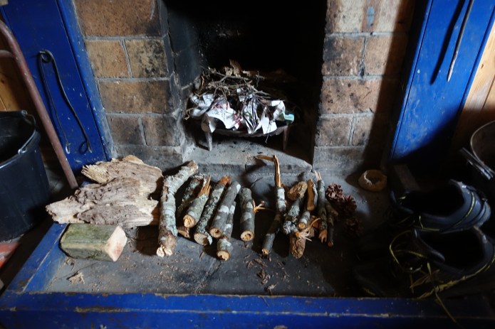 Always leave a bothy in better condition. Set the fire for the next occupier if possible