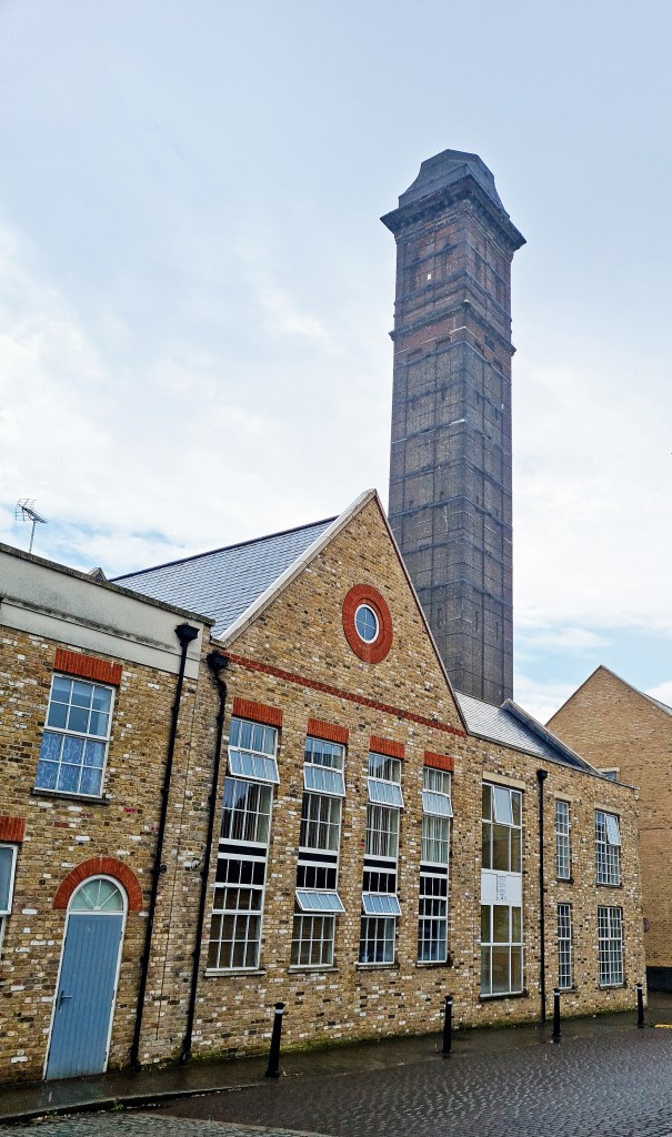 Chimney at Derenth, built 1881 for the paper mill