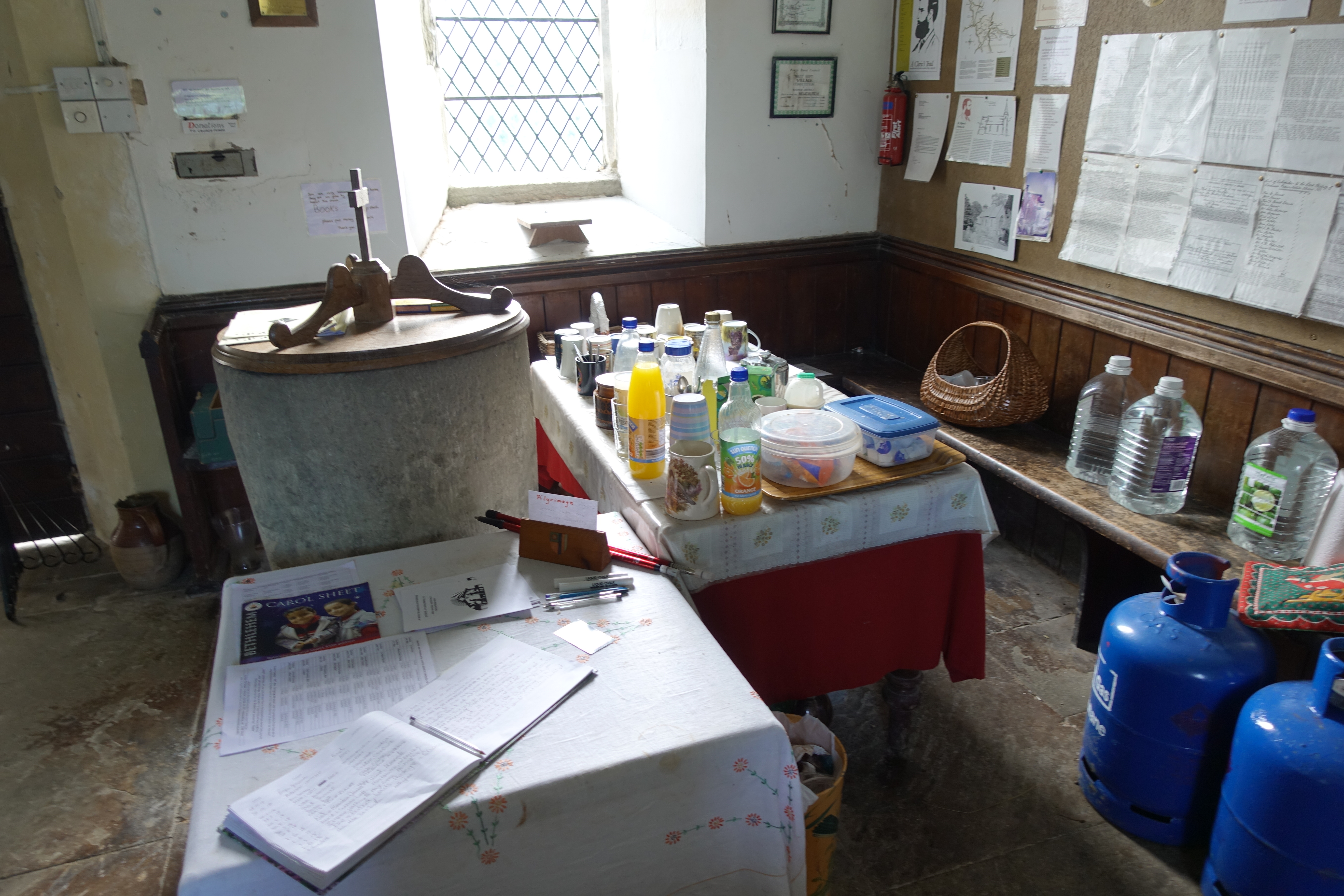 One oft over-looked resource on trail are churches. St. Marys, Newchurch