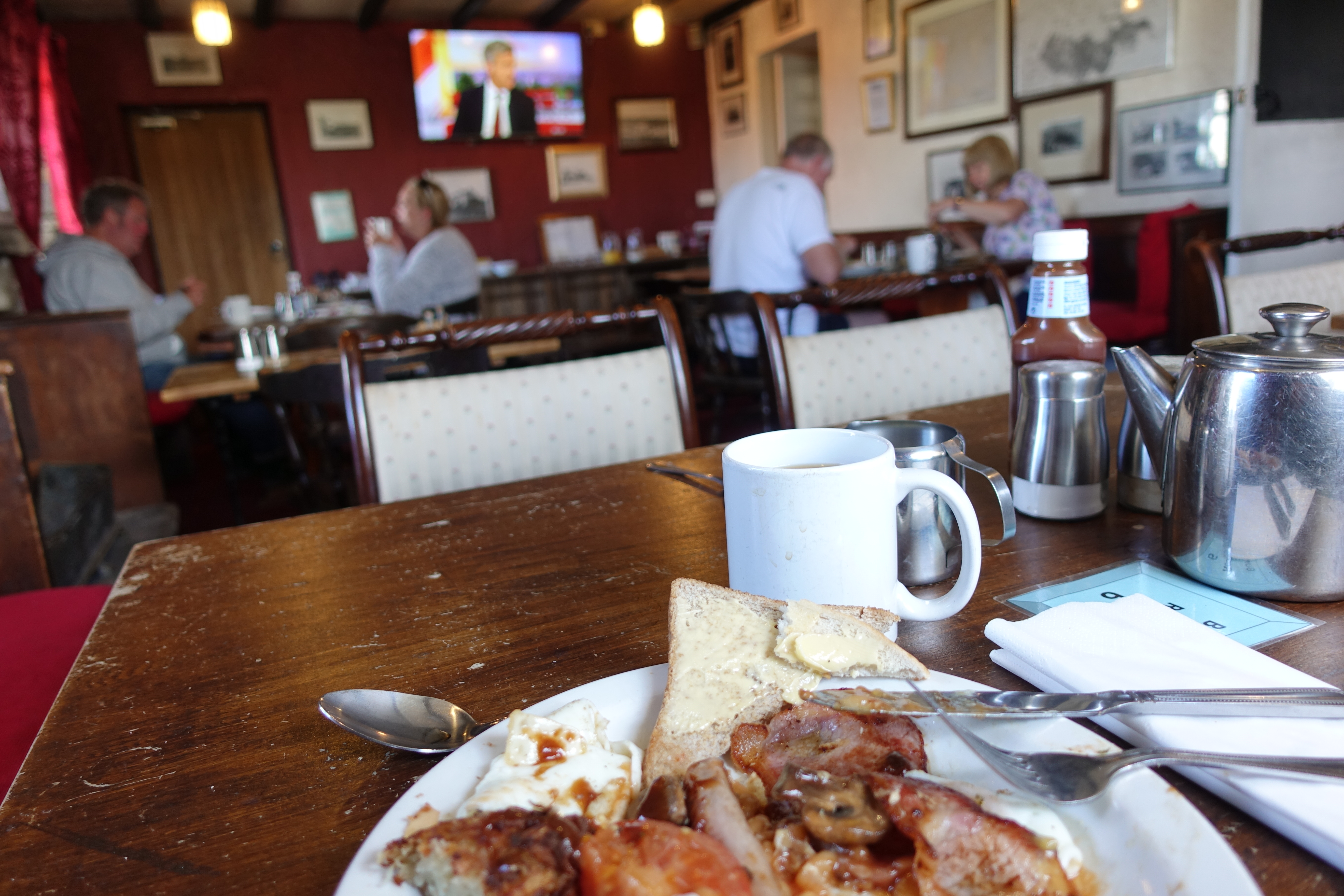 A Full English at the Tan Hill Inn prepares the hiker for a day crossing the moors