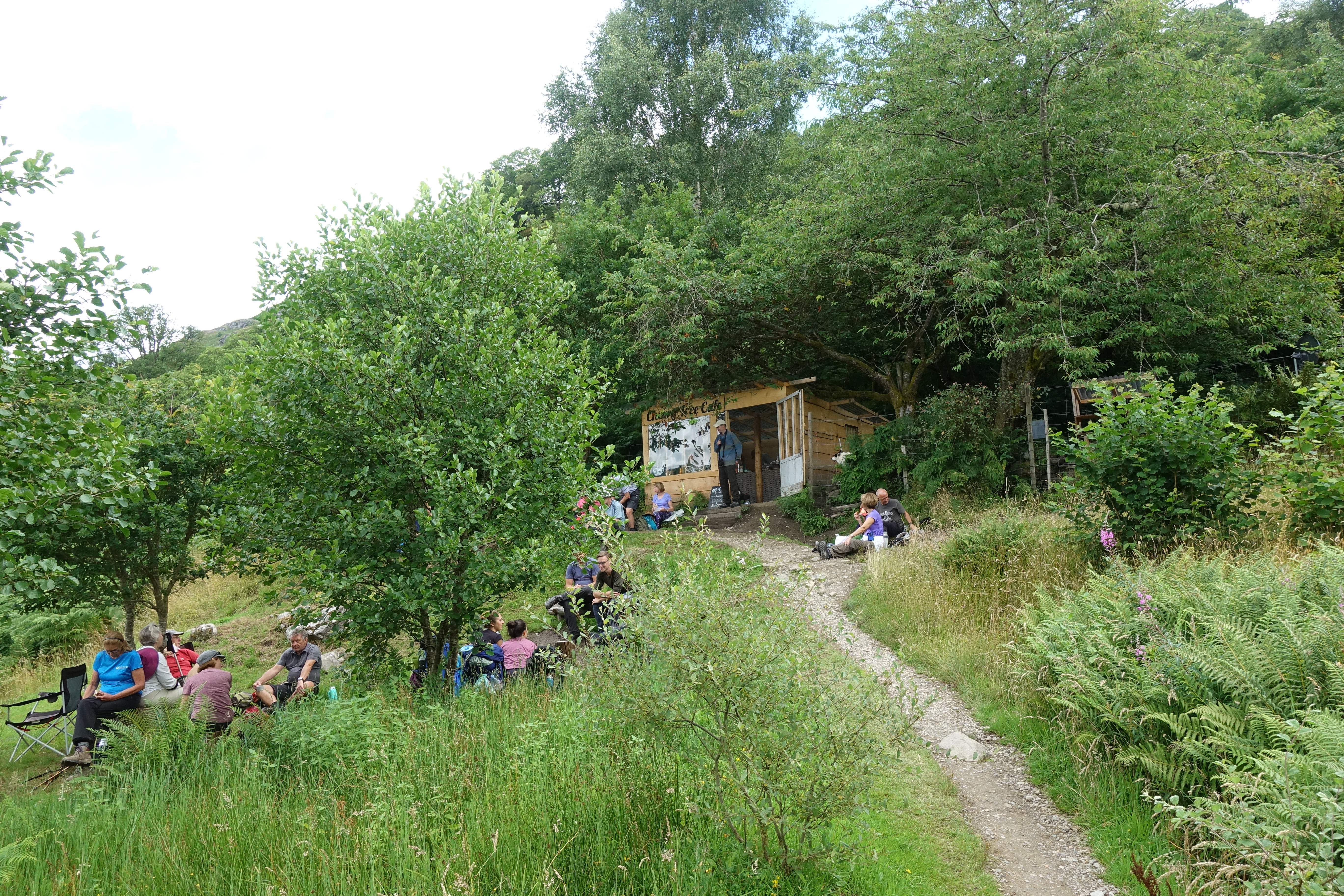 Three Points of the Compass has hiked the West Highland Way twice. The first time there was little in the way of opportunistic 'on trail' snack and food supplies. The second time, seasonal outlets had sprung up