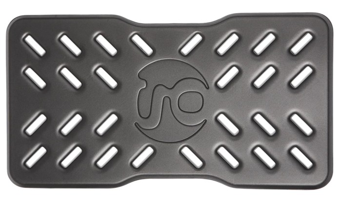 Gossamer Gear Sitlight pad, 2023 design. Specified weights are Small 63g, Medium 77g, Large 87g