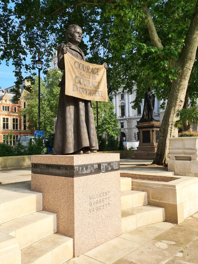 Millicent Garrett Fawcett. Gillian Wearing. Parliament Square