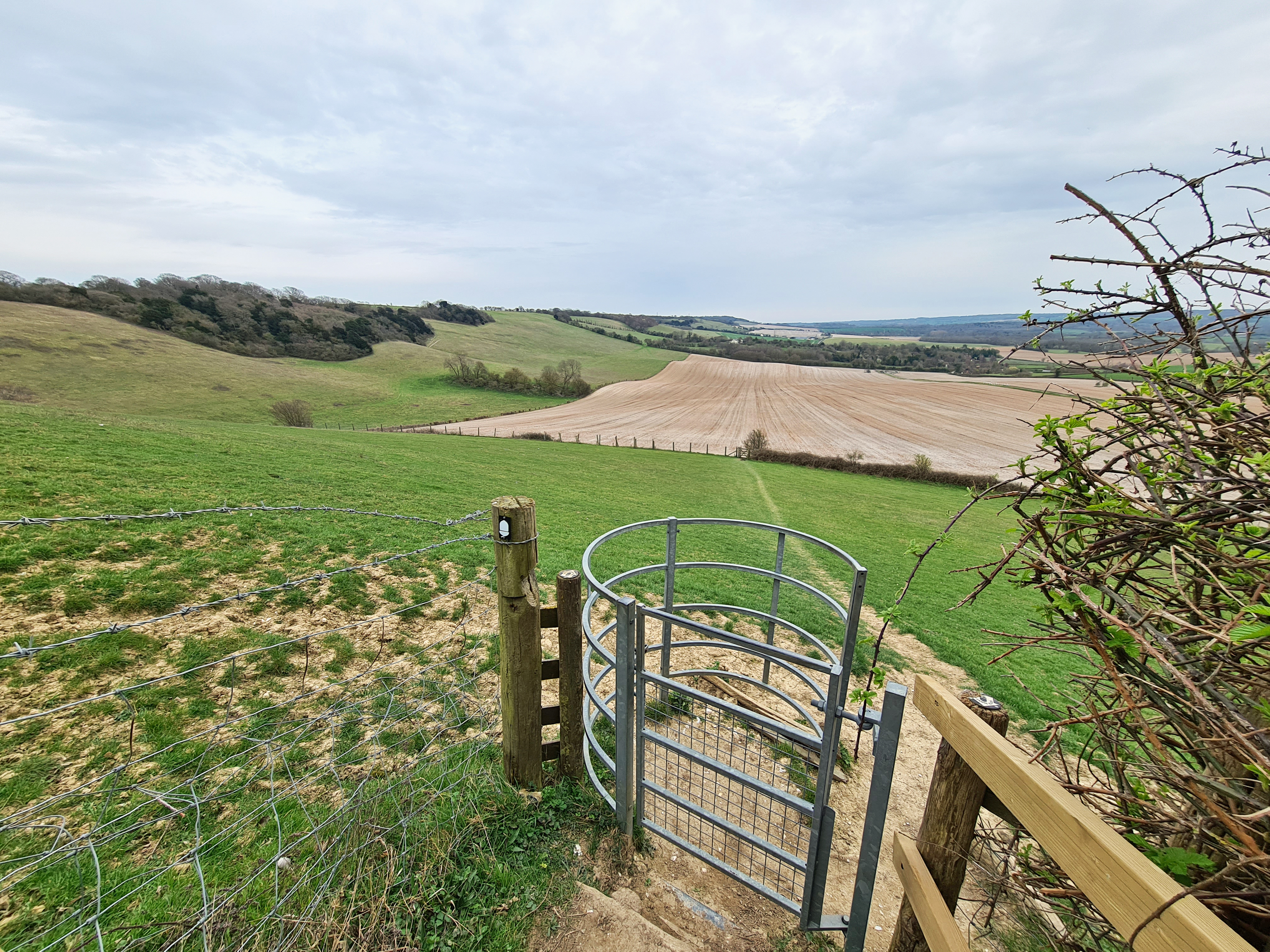 National Trail acorn points the way