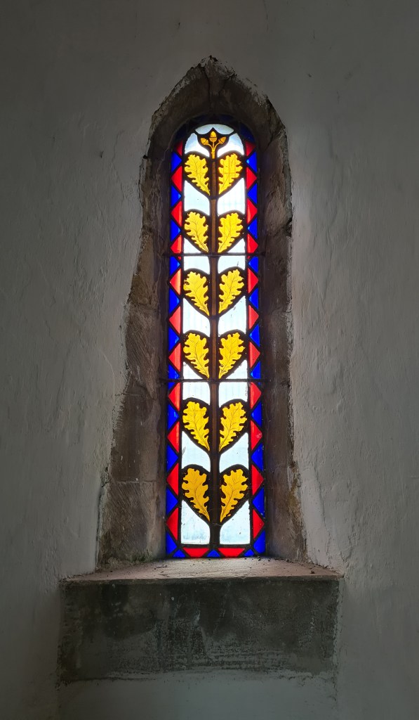 Small Norman window, c1100, lets in little light