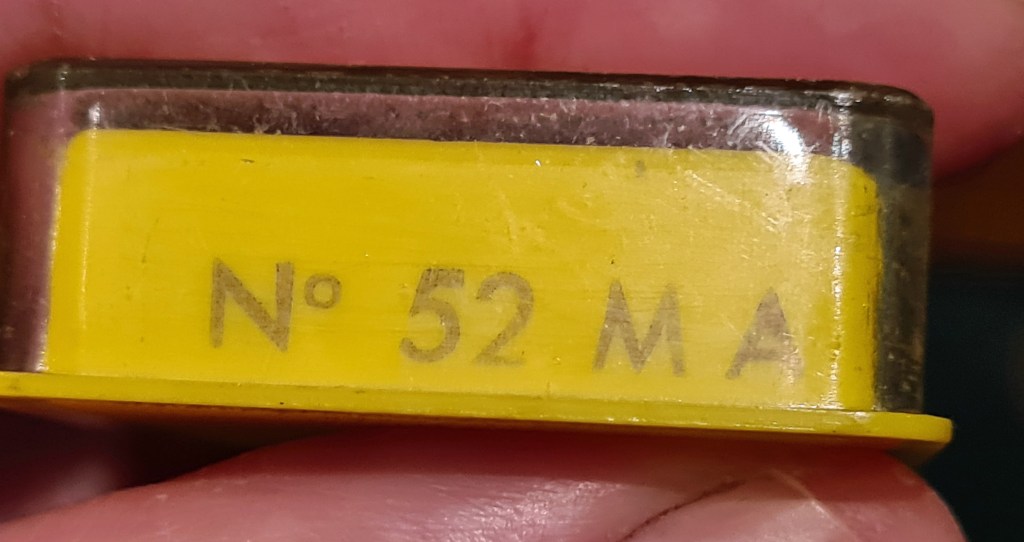 Model No. is found on one end of the box holding each measurer