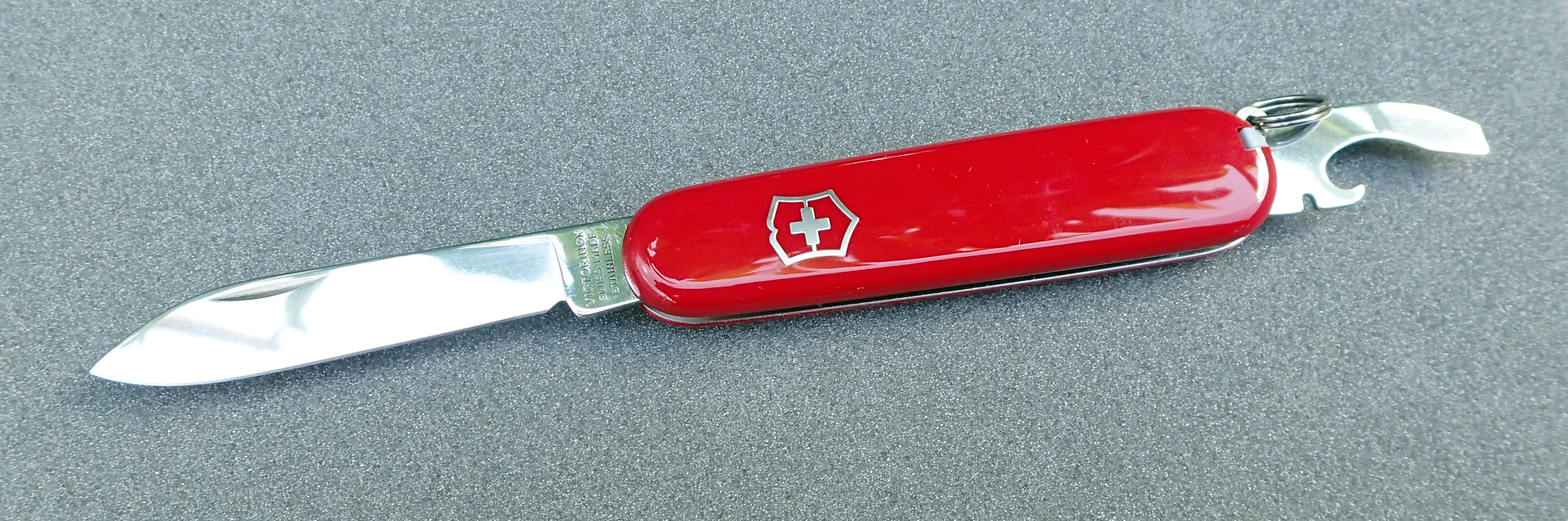 84mm Victorinox Bantam, with all tools opened. Model no. 0.2303