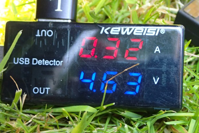 Lixada '10w' solar panel charging Nitecore NB10000 powerbank