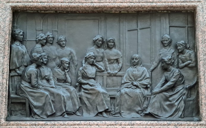 Florence Nightingale, plinth relief, four
