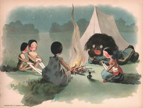 Illustration from Florence Upton from one of her popular 'Golliwogg' books