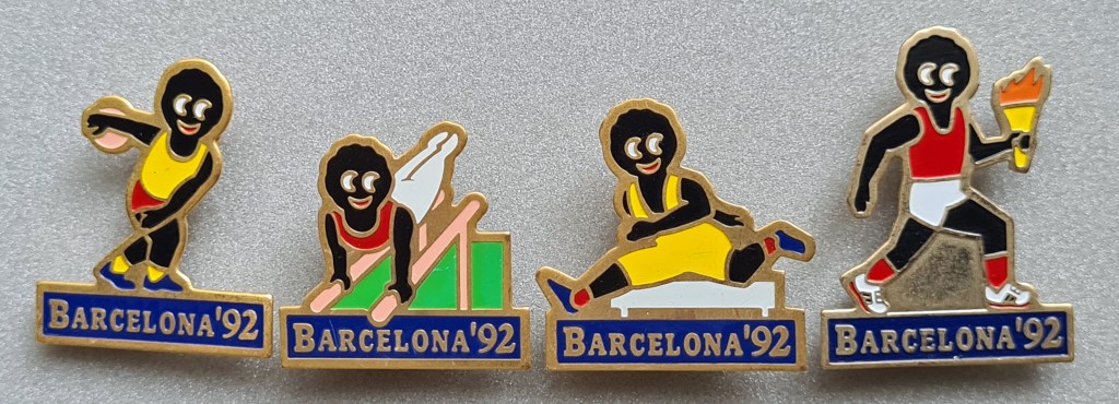 Set of four Gollys issued for 1992 Barcelona Olympics